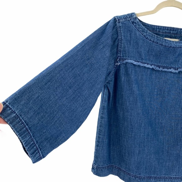 Madewell Denim Herald Tee Chambray Blouse - Picture 5 of 11